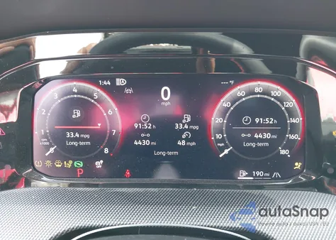 2025 Volkswagen Golf Gti 2.0T Autobahn z USA, uszkodzony, nr VIN WVWVA7CD9SW212700